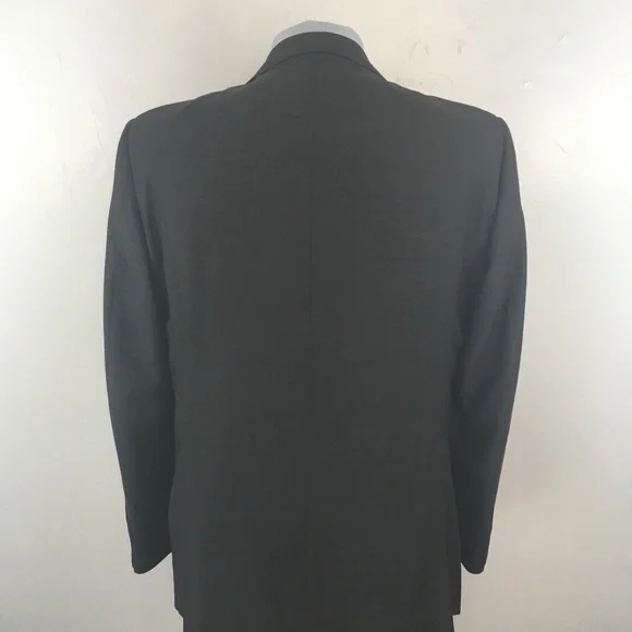 New tiglio mens suit solid gray 42r made in italy 2 piece 100% wool nwt ea0190